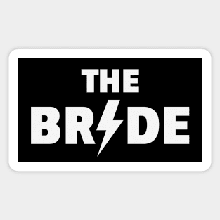The Bride Rocks (Hen Night / Bachelorette Party / White) Sticker